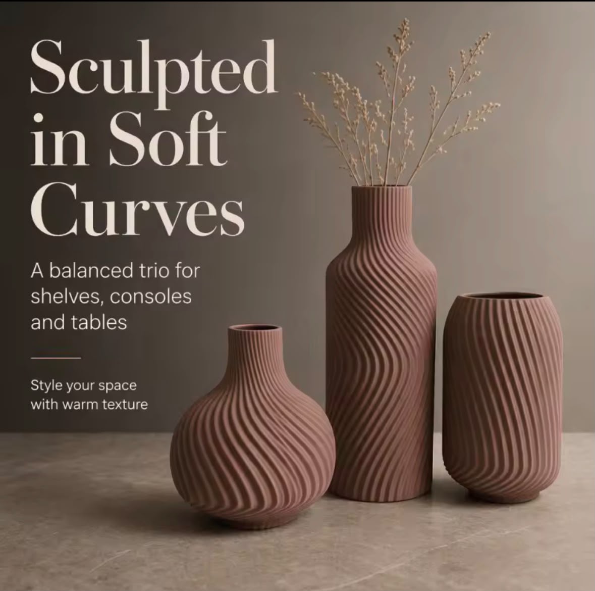 Alvernne Vase Erde